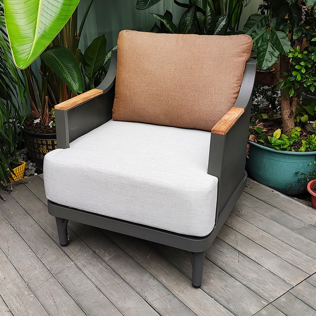 Ticari Özelleştirilmiş Alüminyum Alaşımlı Veranda Kanepe